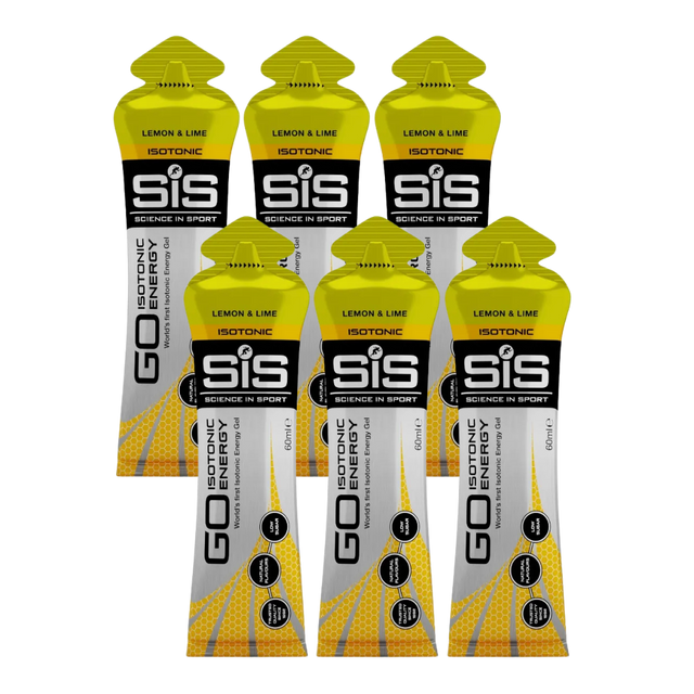 Science In Sport (SIS) - Go Isotonic Energy Gels - Lemon & Lime (Pack of 6)