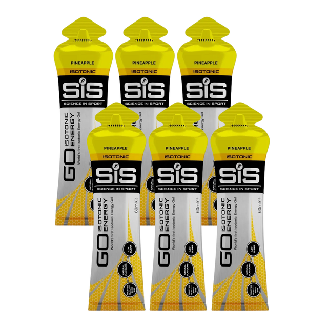 Science In Sport (SIS) - Go Isotonic Energy Gels - Pineapple (Pack of 6)
