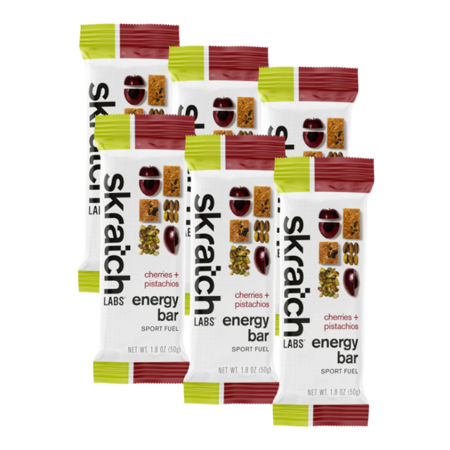 Skratch Labs - Energy Bars - Cherries & Pistachios - 6 Pack