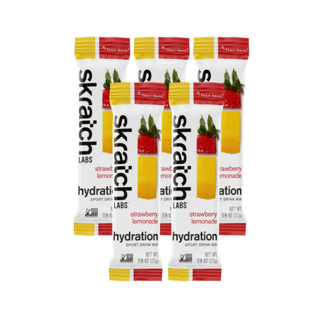 Skratch Labs - Sport Hydration Drink Mix - Strawberry & Lemonade - 5 Pack