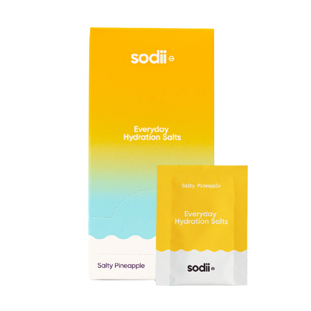 Sodii - Everyday Hydration Salts - Sachet - Salty Pineapple - Hasta Certified