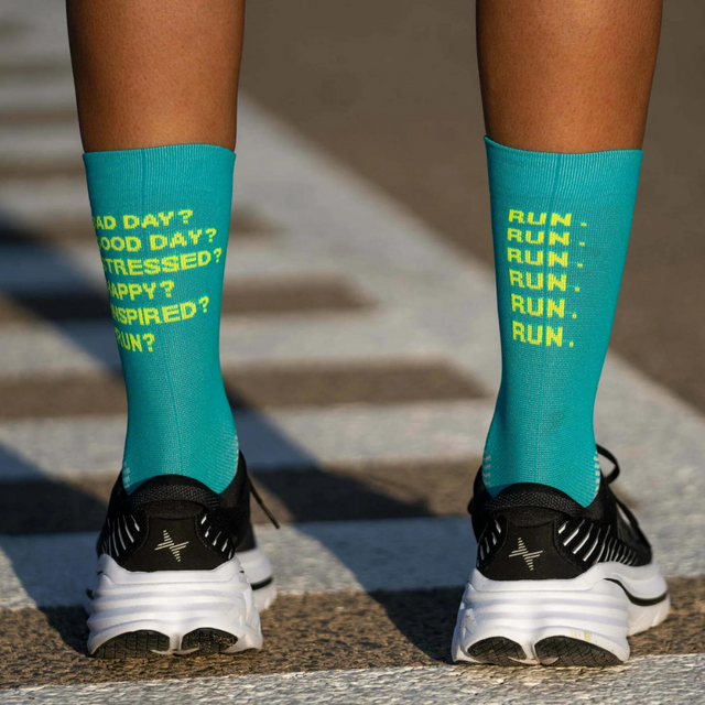 Sporcks - Running Sock - Just Run Green (alt1)