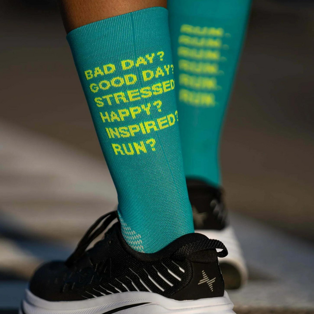 Sporcks - Running Sock - Just Run Green (alt2)