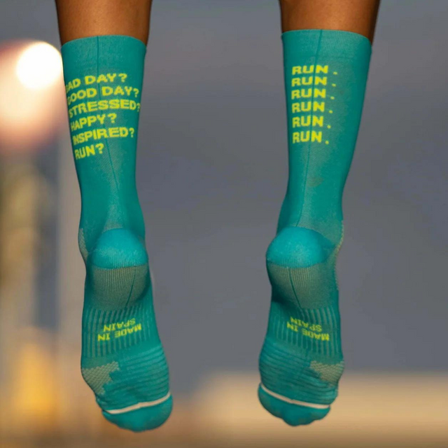 Sporcks - Running Sock - Just Run Green (alt3)