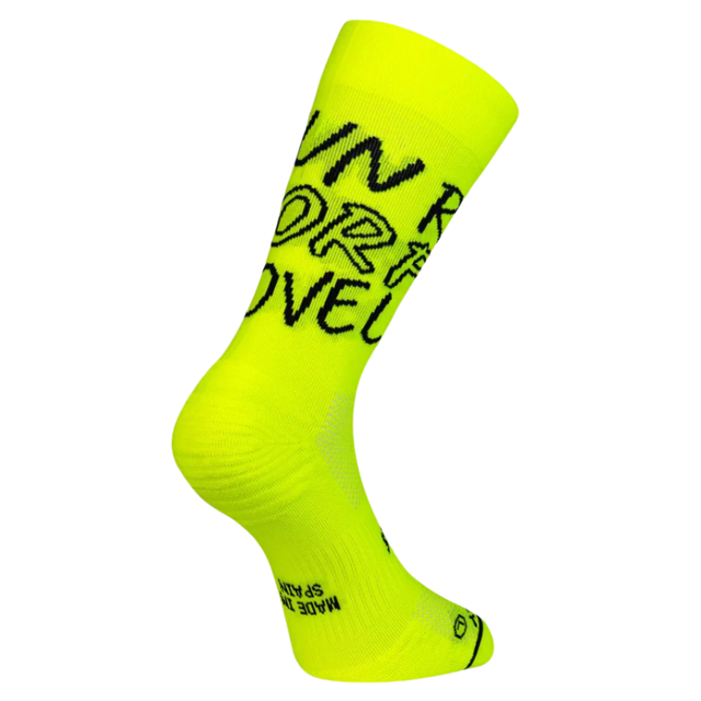 Sporcks - Running Sock - Run For Love Yellow