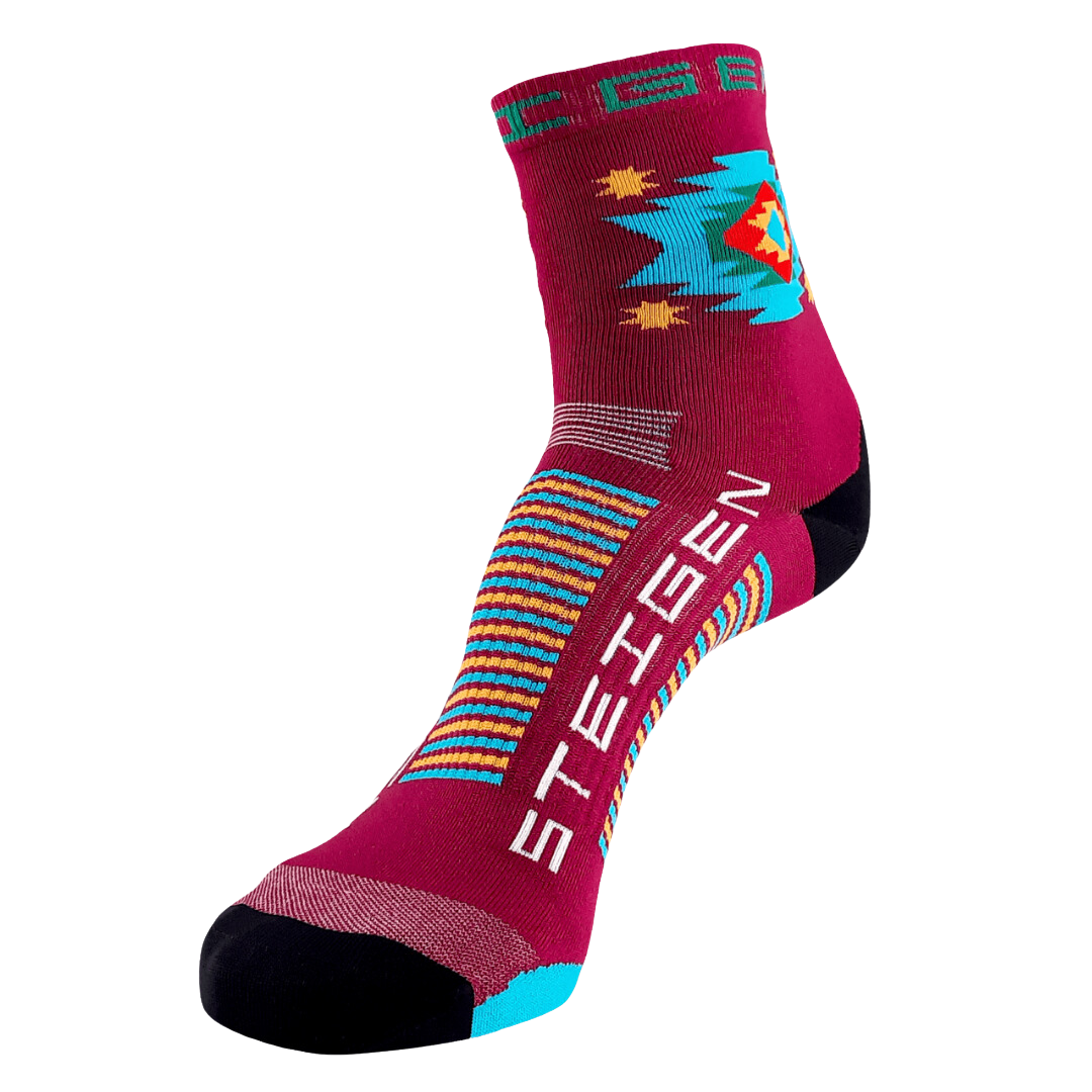 Steigen - Half Length Running Socks - Tribal