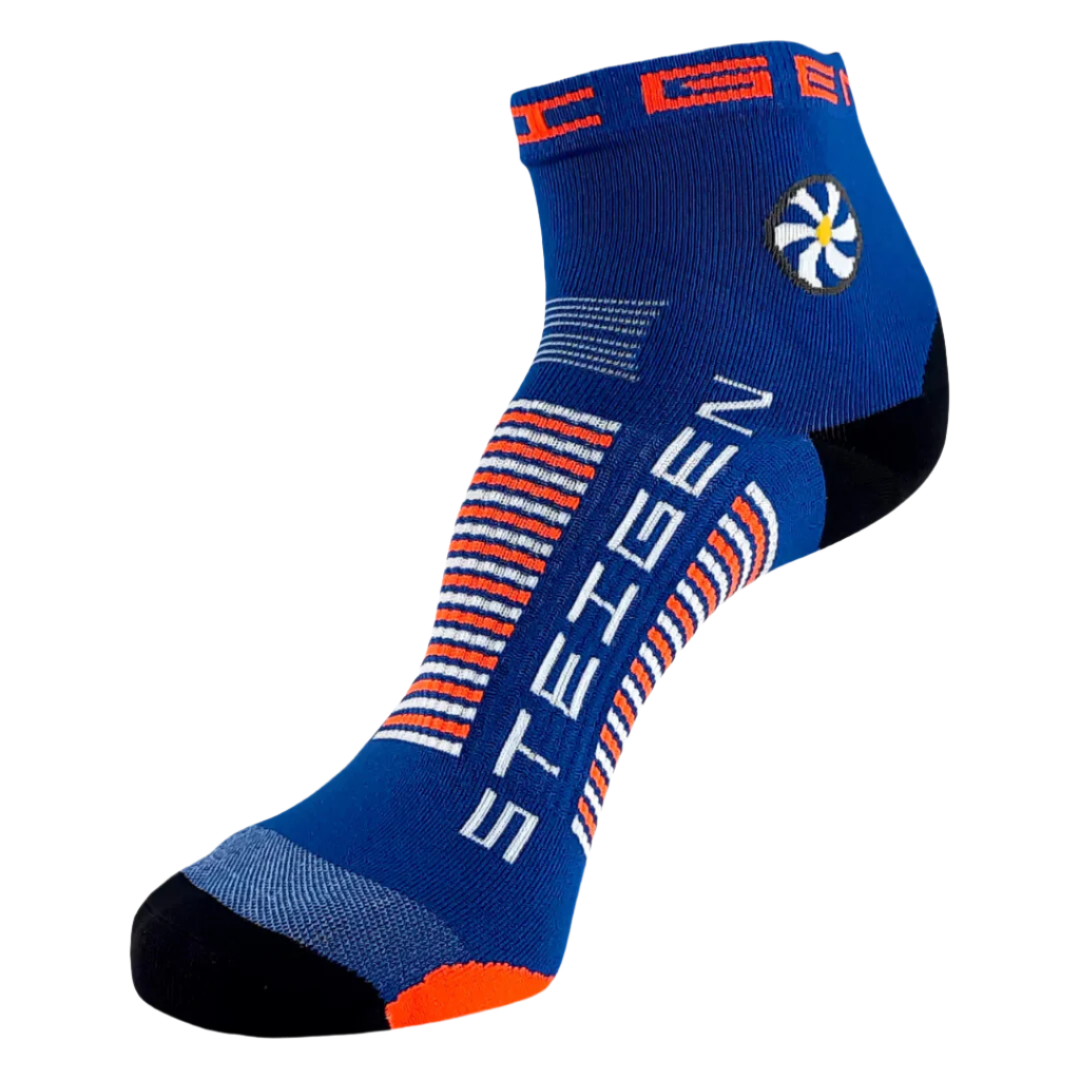 Steigen - Quarter Length Running Socks - Royal Blue