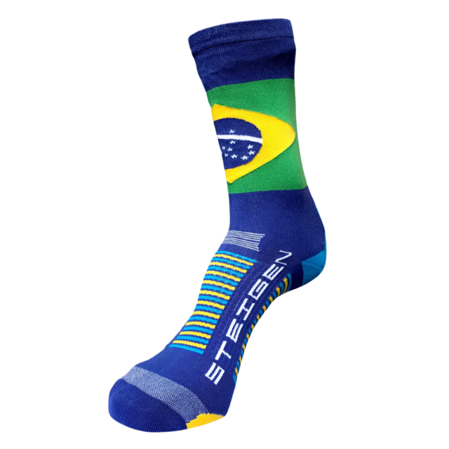 Steigen - Three Quarter Length Running Socks - Brazil