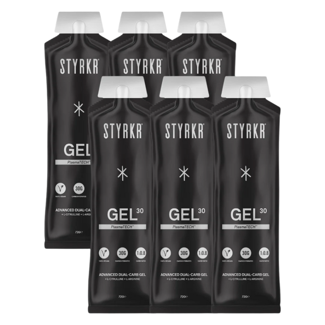 Styrkr - Energy Gels - Gel30 Dual-Carb - 6 Pack