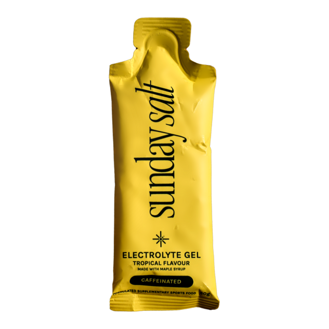 Sunday Salt - Electrolyte Maple Gel - Tropical (Caffeinated)