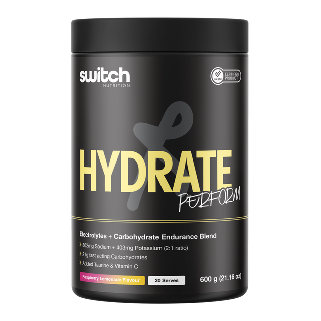 Switch Nutrition - Hydrate Perform - Raspberry Lemonade