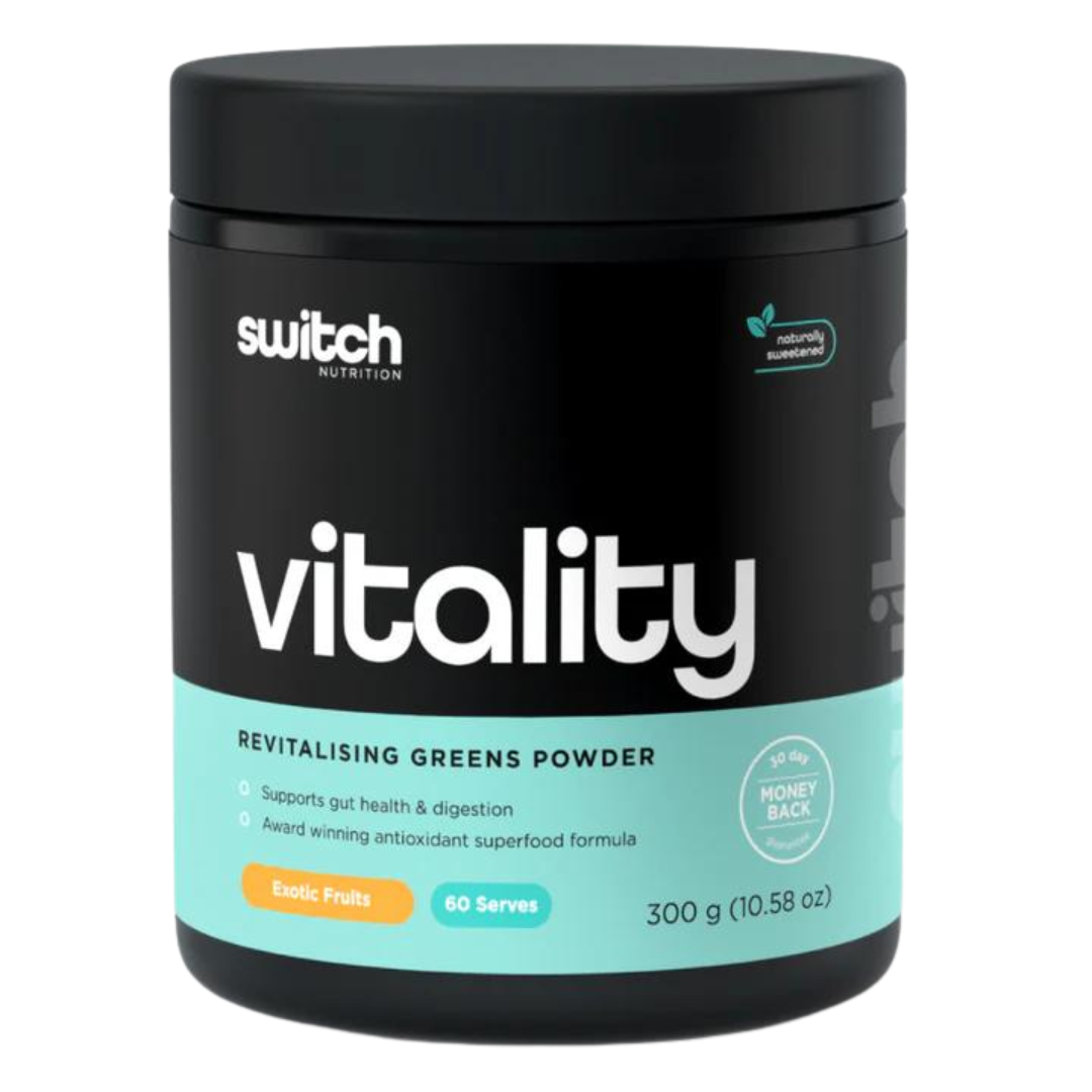 Switch Nutrition - Vitality Super Greens Powder - Exotic Fruits (300g)