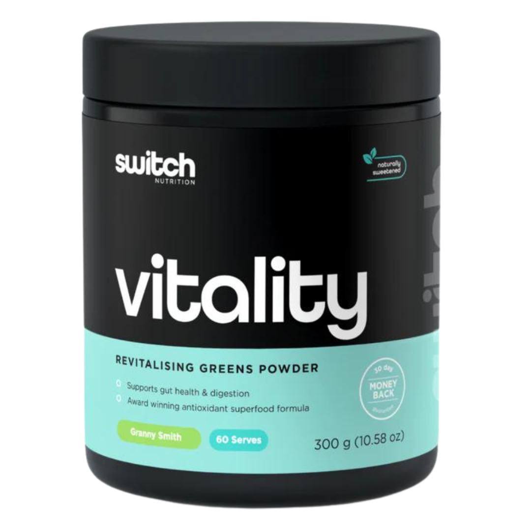 Switch Nutrition - Vitality Super Greens Powder - Granny Smith (300g)