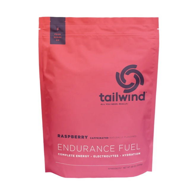 Tailwind Nutrition - Caffeinated Endurance Fuel Bag - Raspberry (1350g) - Back