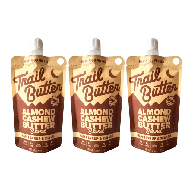 Trail Butter - Big Squeeze 128g - Maple Syrup & Sea Salt (3 Pack)