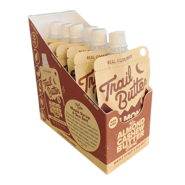 Trail Butter - Big Squeeze 128g - Maple Syrup & Sea Salt (Box of 12)