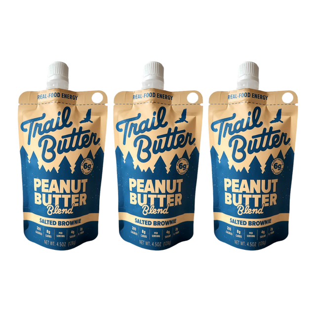 Trail Butter - Big Squeeze 128g - Salted Brownie (Pack of 3)