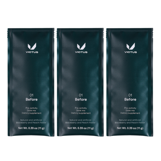 Victus - 01 Before Drink Mix - Blackberry & Peach - Pack of 3