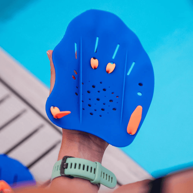 Zone3 - Ergo Hand Paddles - Blue/Orange - Aid Station