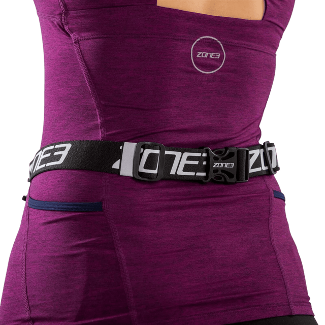 Zone3 - Racebelt Lycra Pouch - Black - Aid Station