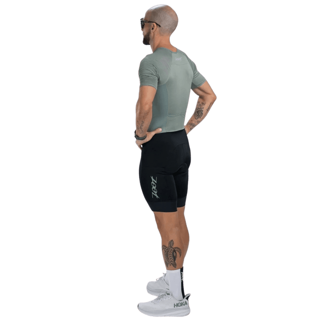 Zoot - Mens Core Tri Aero FZ Racesuit - Army Green - Aid Station