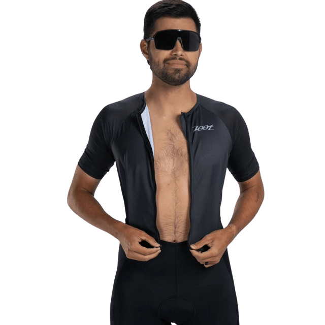 Zoot - Mens Core Tri Aero FZ Racesuit - Jet Black - Aid Station