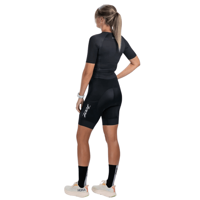 Zoot - Womens Core Tri Aero FZ Racesuit - Jet Black - Aid Station