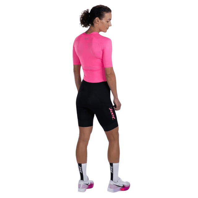 Zoot - Womens Core Tri Aero FZ Racesuit - Bright Pink - Aid Station