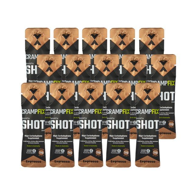 Crampfix - QuickFix Shots - Espresso pack of 15