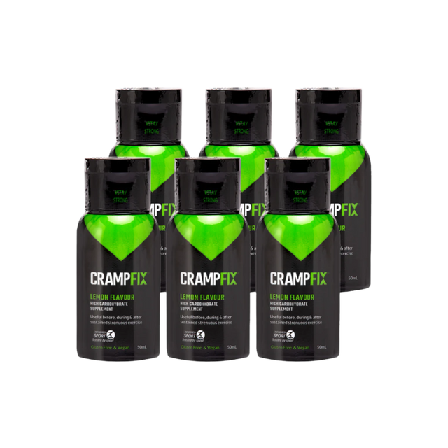 CrampFix - Flip-Top Lid Squeeze Bottle - Lemon pack of 6