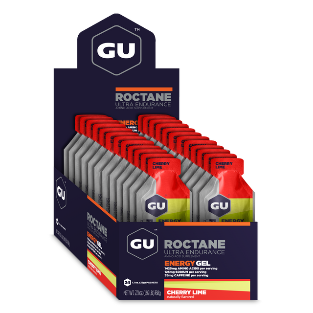 GU Energy - Roctane Energy Gels - Cherry Lime (with caffeine)