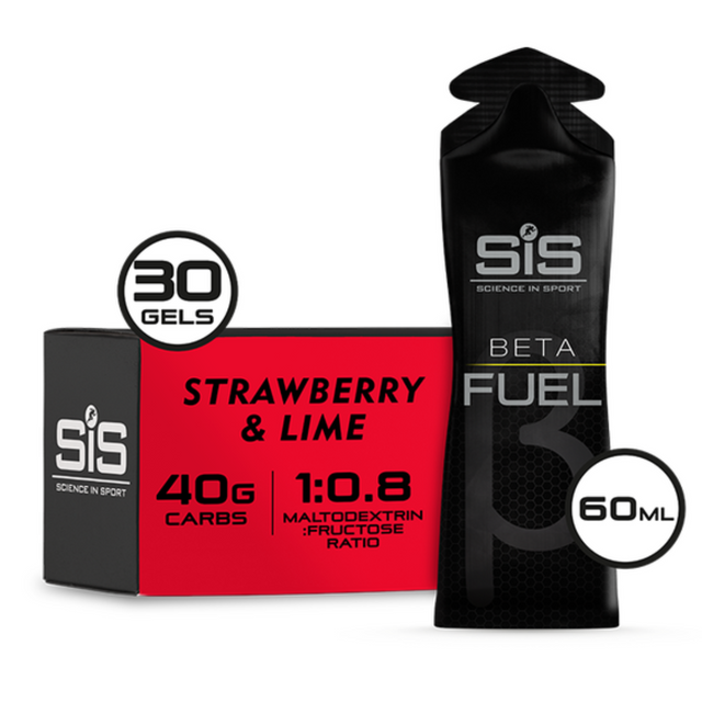 Science In Sport (SIS) - Beta Fuel Energy Gel - Strawberry & Lime