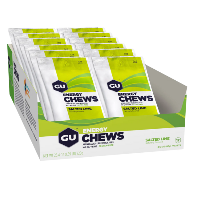 Gu Energy Salted Lime Chews Box of 12