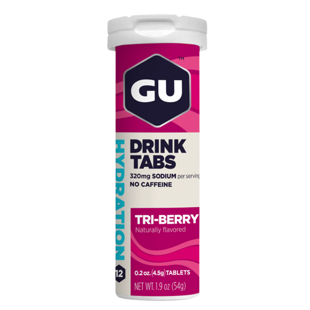 Products GU Energy Hydration Drink Tabs in Tri-Berry flavour