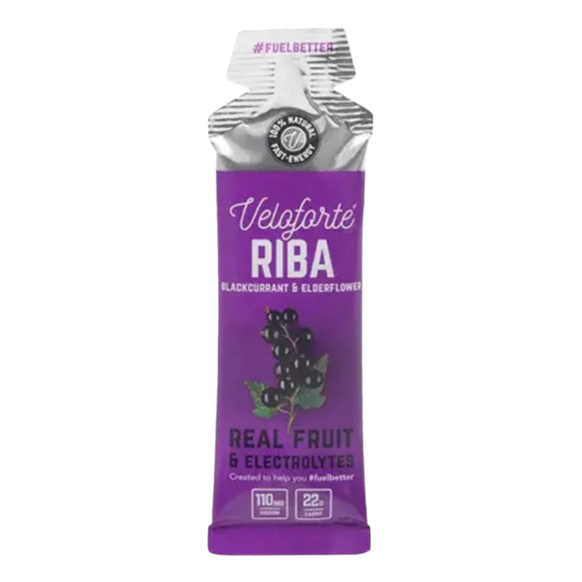 Veloforte - Energy Gels - Riba (Blackcurrant & Elderflower)