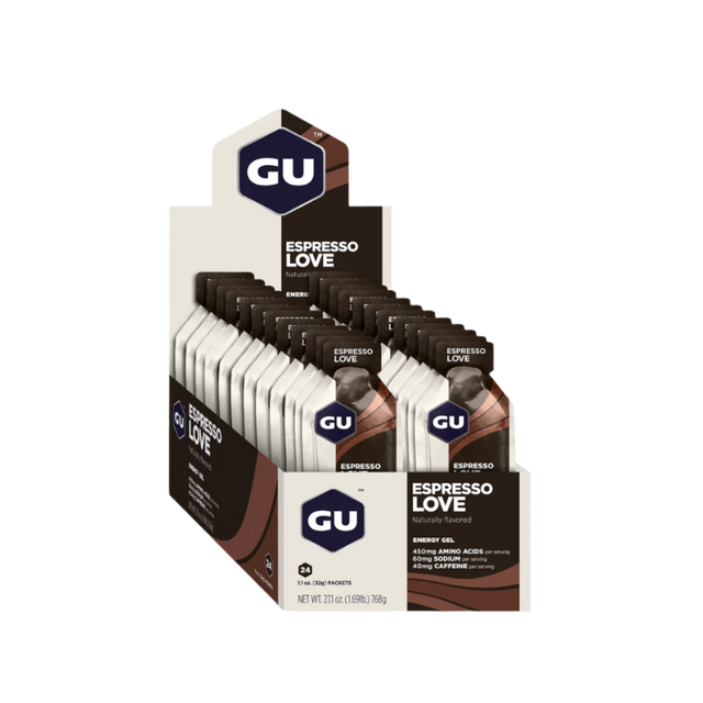 GU Energy Gel Espresso Love Box of 24