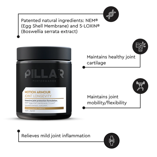 Pillar Performance motion armour joint longevity