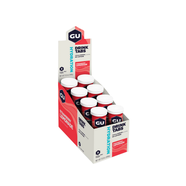 GU Energy - Hydration Drink Tabs - Strawberry Lemonade - Box of 8