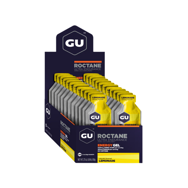 GU Energy - Roctane Energy Gels - Lemonade - 24 Box