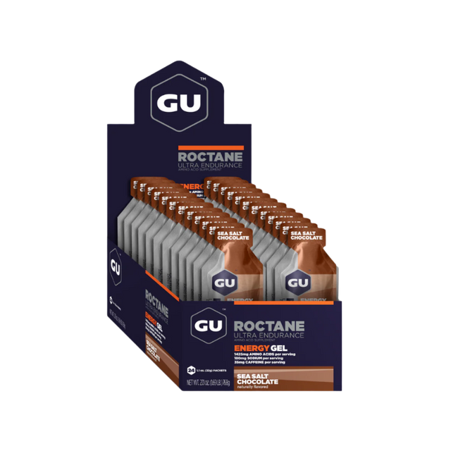 GU Energy - Roctane Energy Gels - Sea Salt Chocolate (with caffeine)