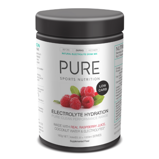 Pure Sports Nutrition Raspberry Electrolyte Hydration drink