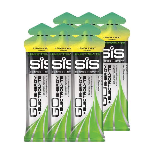 Science in Sport Go Energy + Electrolyte Lemon & Mint (pack of six)