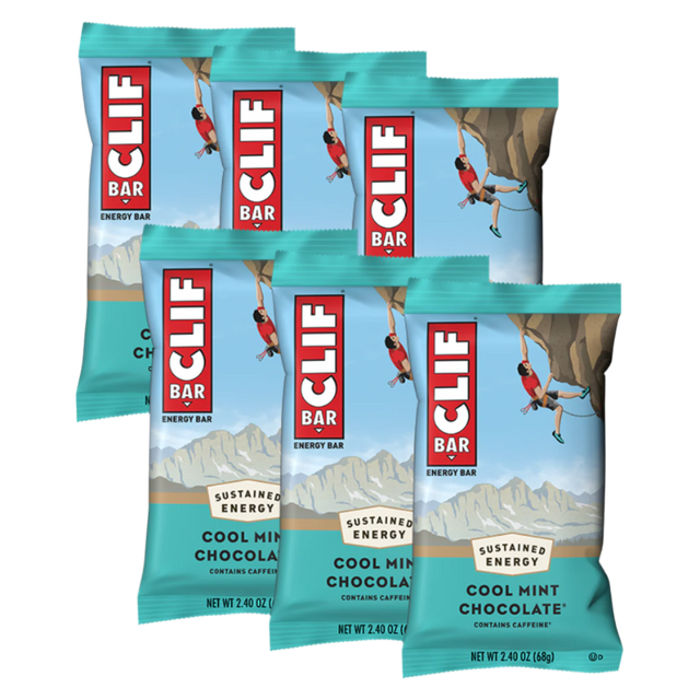 Clif Bar - Energy Bars - Cool Mint Chocolate - 6 Pack