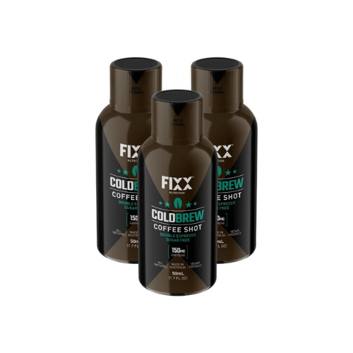 Fixx Nutrition - Cold Brew Coffee Shot - Sugar Free 50ml - 3 Pack