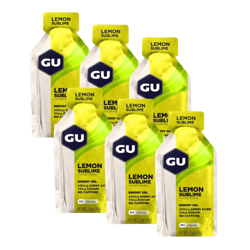 GU Energy - Energy Gels - Lemon Sublime - 6 Pack