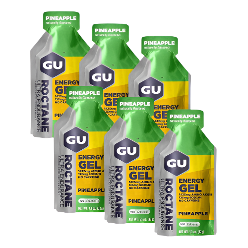 GU Energy - Roctane Energy Gels - Pineapple - 6 Pack