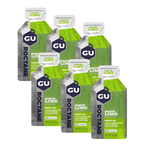 GU Energy - Roctane Energy Gels - Salted Lime (35mg caffeine) - 6 Pack