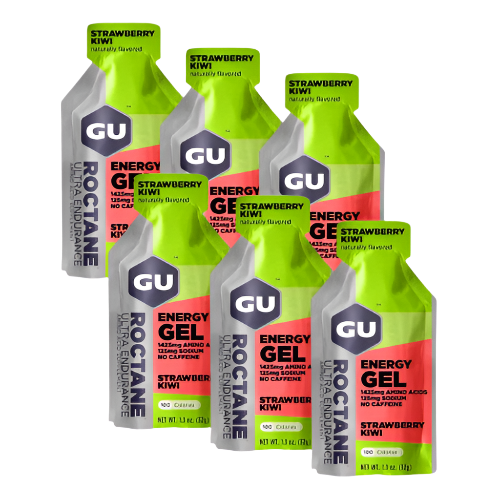 GU Energy - Roctane Energy Gels - Strawberry Kiwi - 6 Pack