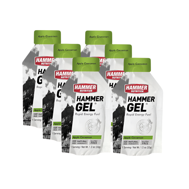 Hammer Nutrition - Energy Gels - Apple Cinnamon - 6 Pack