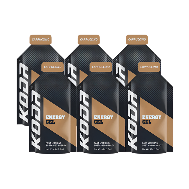 Koda Nutrition - Energy Gels - Cuppaccino (caffeine) - 6 Pack